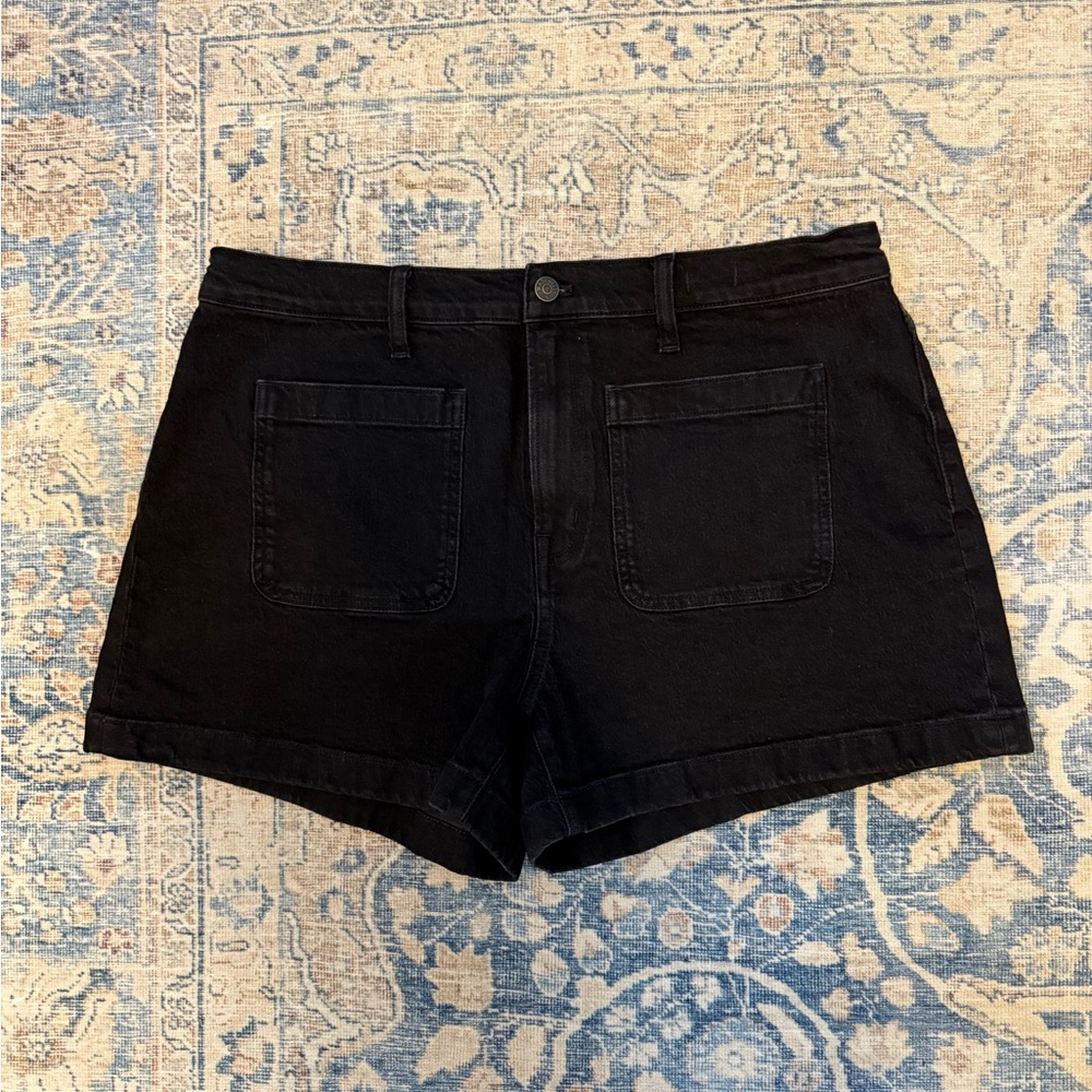 Madewell Black Jean Shorts Casual Style